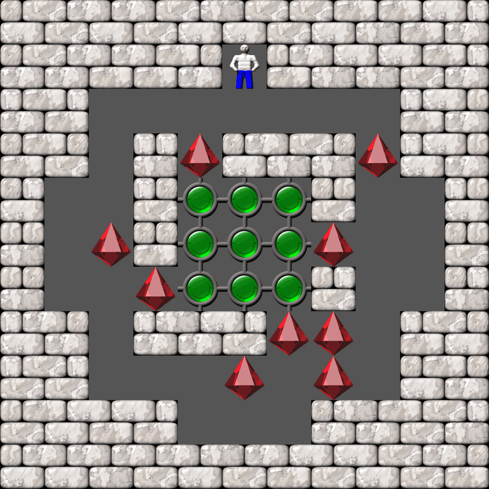 Сокобан More Bugs collections уровень 281